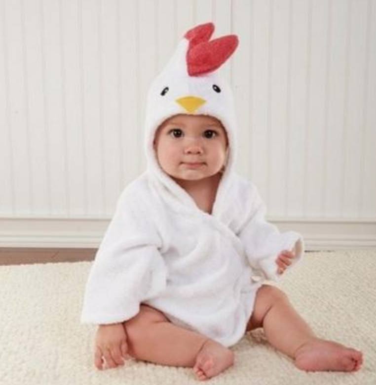 Cartoon Animal Modeling Baby Bath Towel