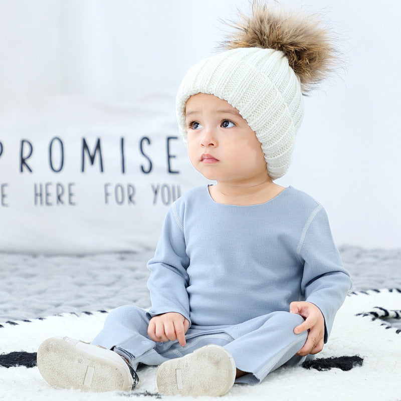 Baby clothes pajamas climbing