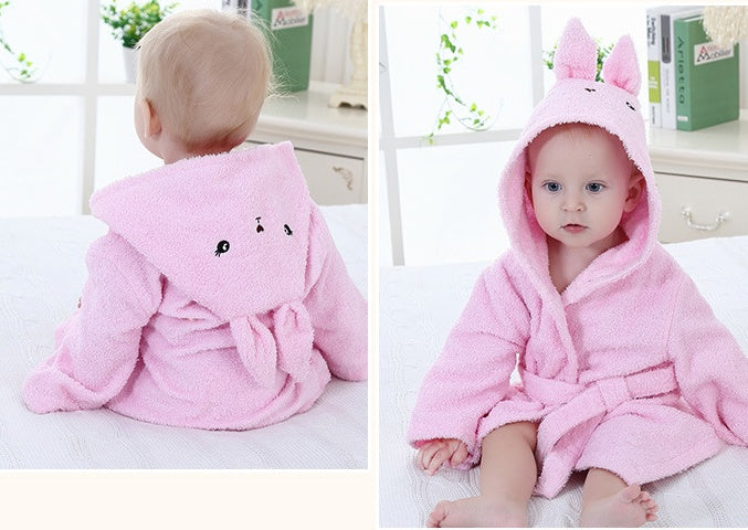 Cartoon Animal Modeling Baby Bath Towel