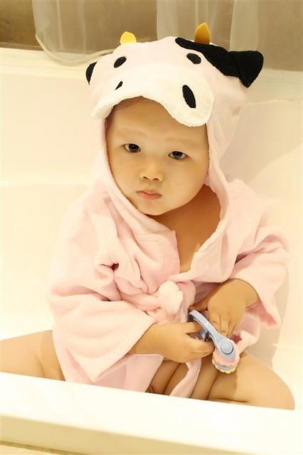 Cartoon Animal Modeling Baby Bath Towel