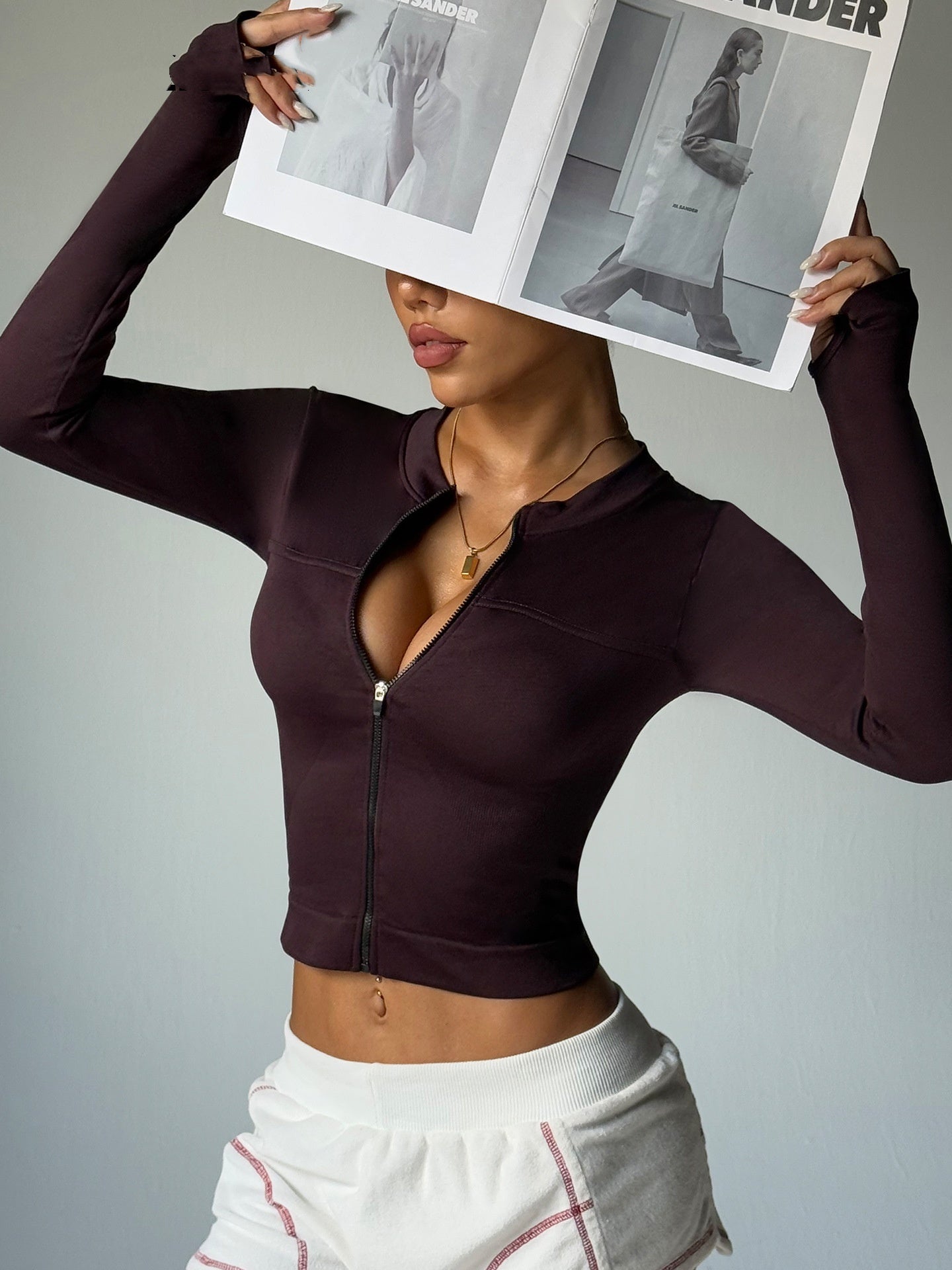 Long-sleeve Yoga Coat Sports